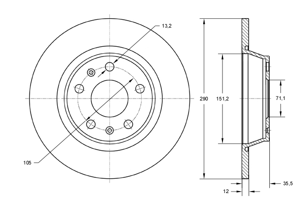 TOMEX Brakes TX 72-33...